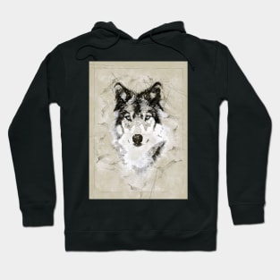 Wolf Sketch Hoodie